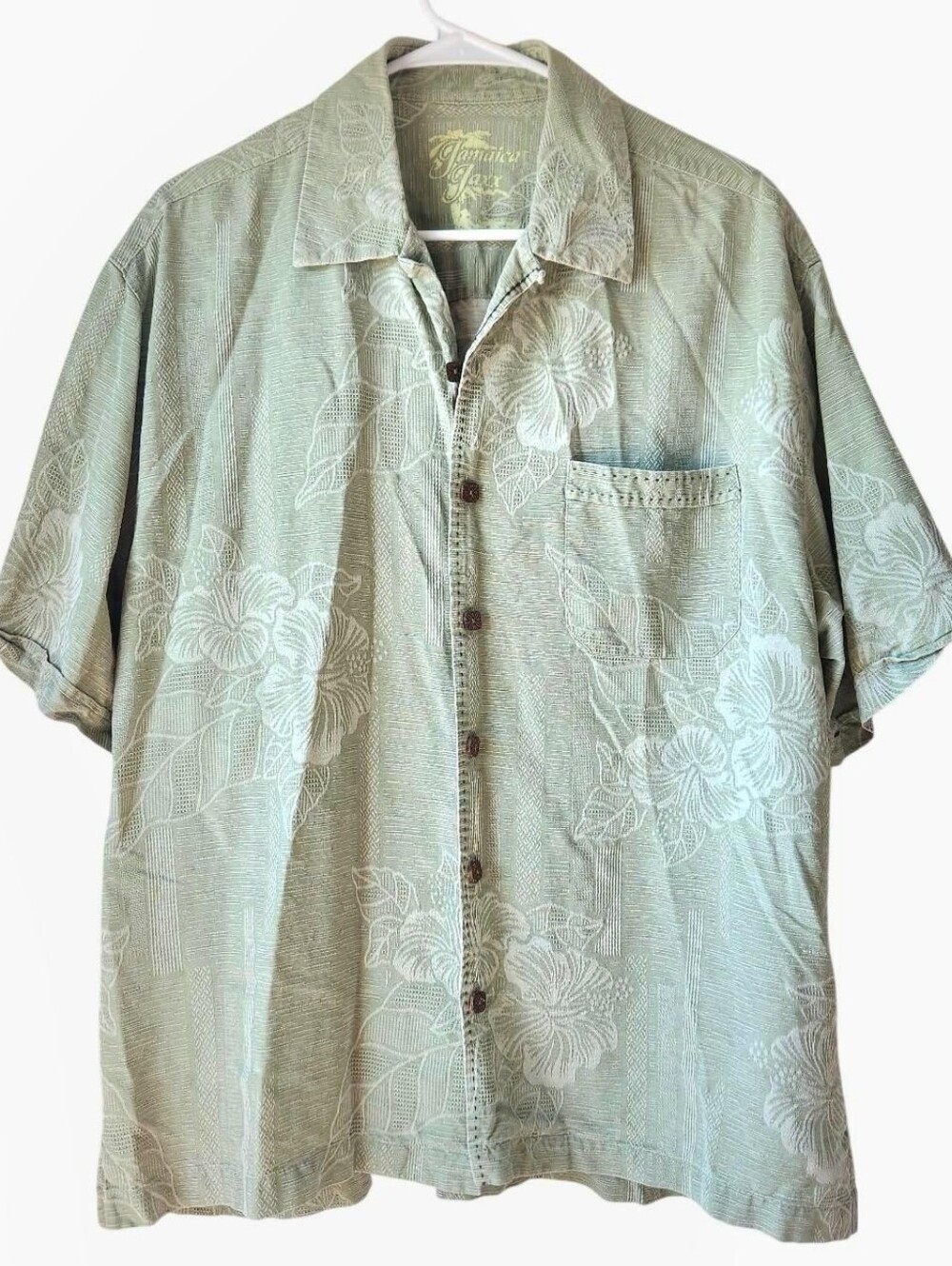 Vintage Jamaica Jaxx Silk Button Down